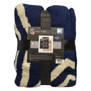 Logo Brands NFL Luxe Dream Extra Soft Throw Blanket, 60"x80" - Dallas Cowboys